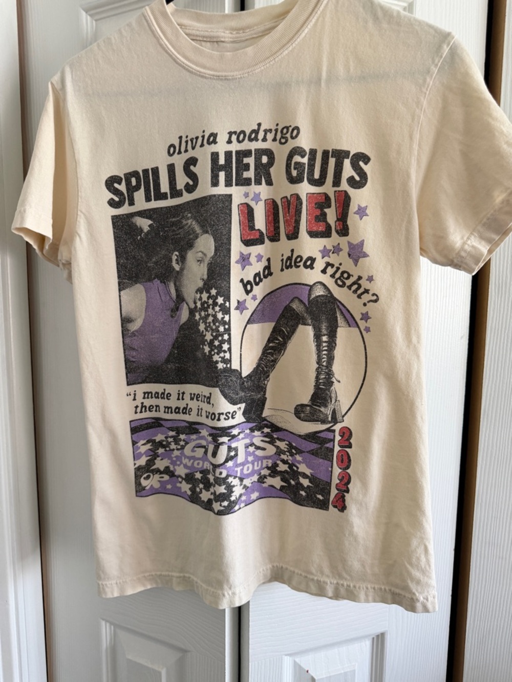 Olivia Rodrigo Spill Her Guts Live T-Shirt